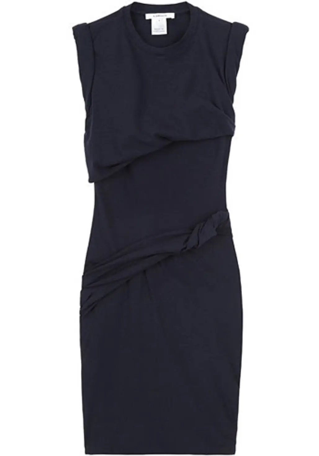 Carven Draped Muscle Sleeve Dress