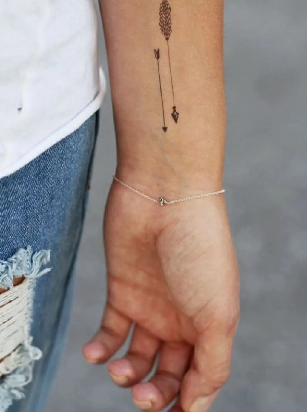 Infinity Arrow Temporary Tattoo - Set of 3 – Little Tattoos