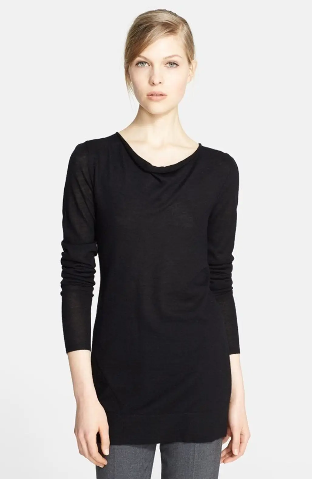 Drape Neck Cashmere Sweater by Nordstrom Signature