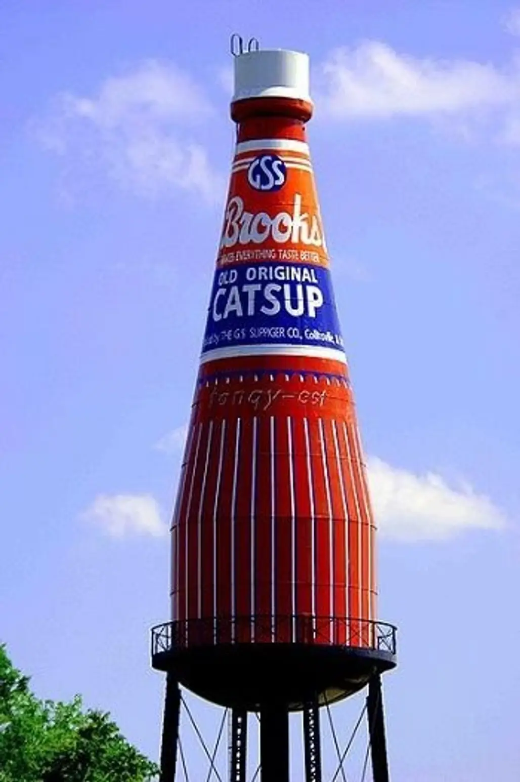 World's Largest Catsup Bottle Collinsville, Illinois