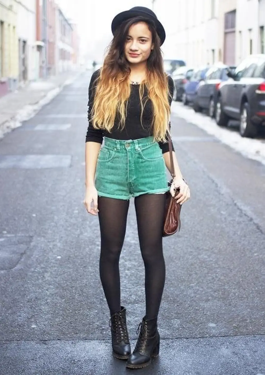 Black Tights with Shorts Dressy Summer Outfits (2 ideas & outfits