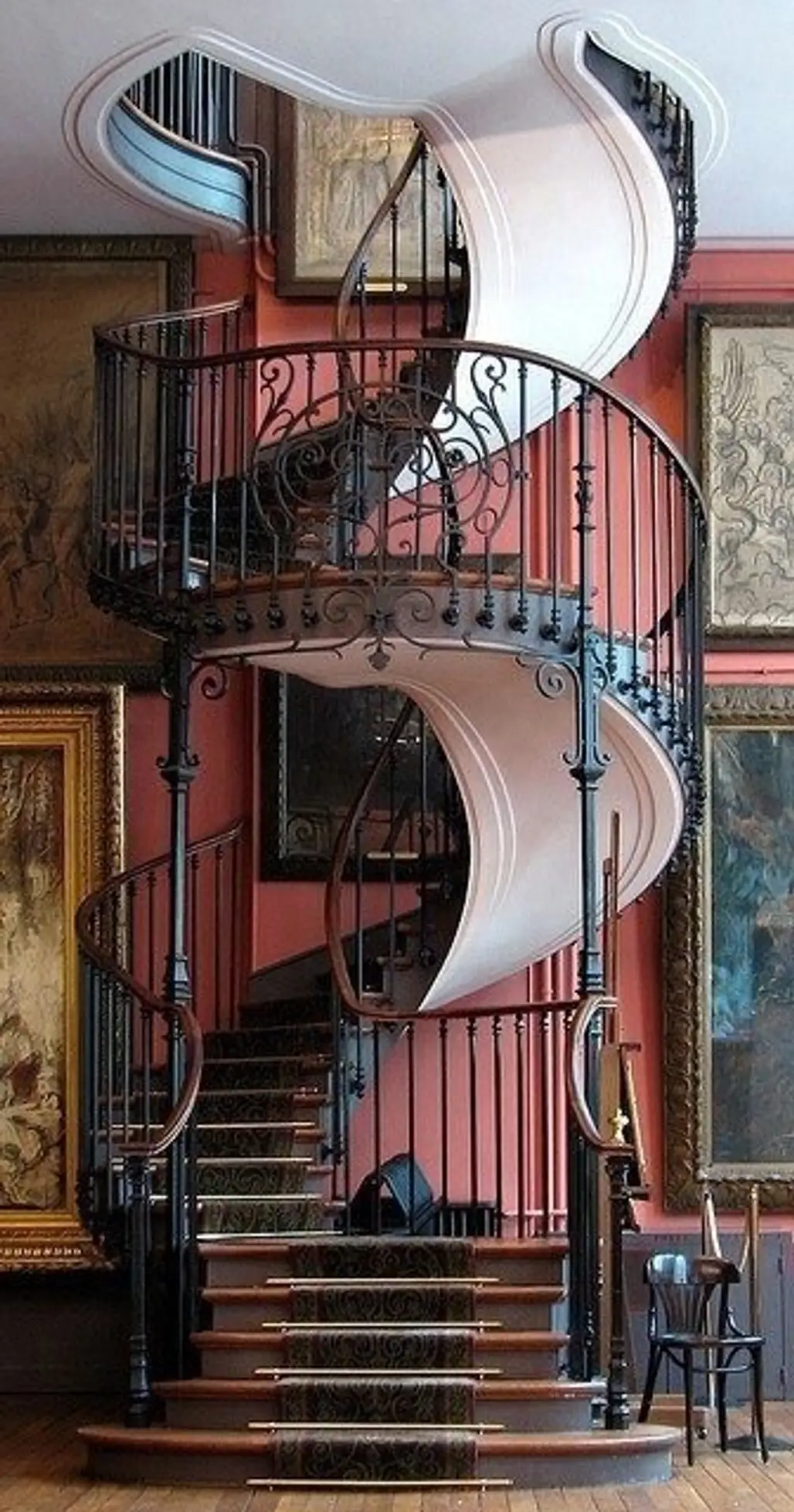 Spiral Staircase at the Musée National Gustave Moreau in Paris