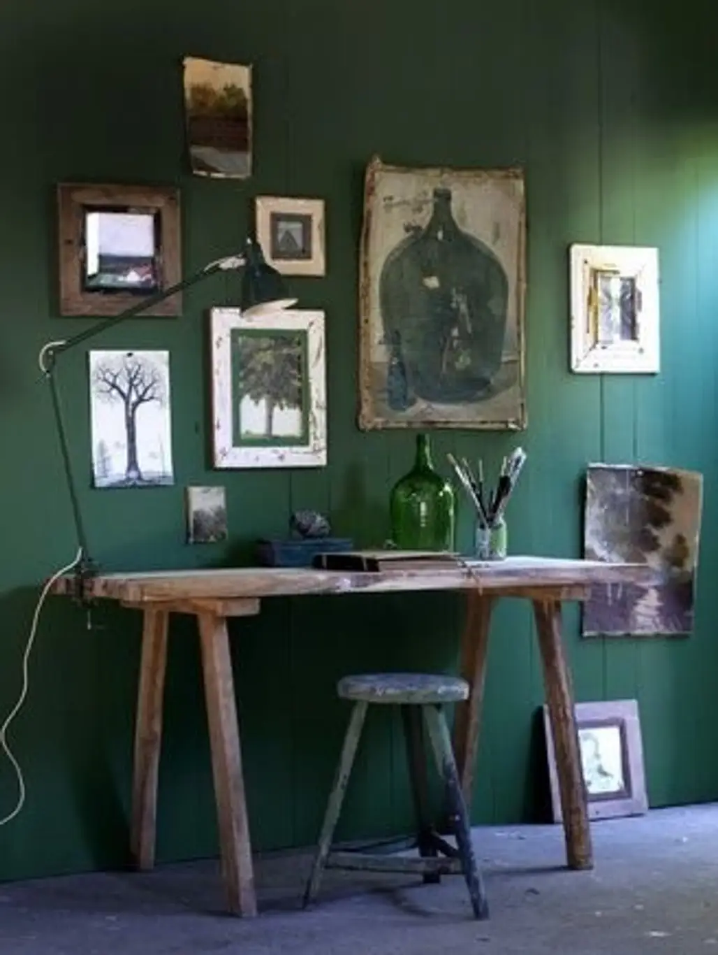 furniture,room,green,desk,home,