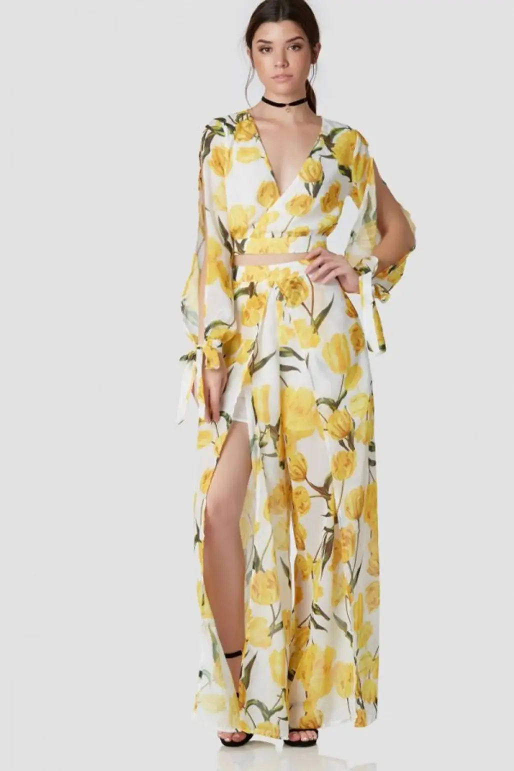 clothing, day dress, yellow, dress, gown,