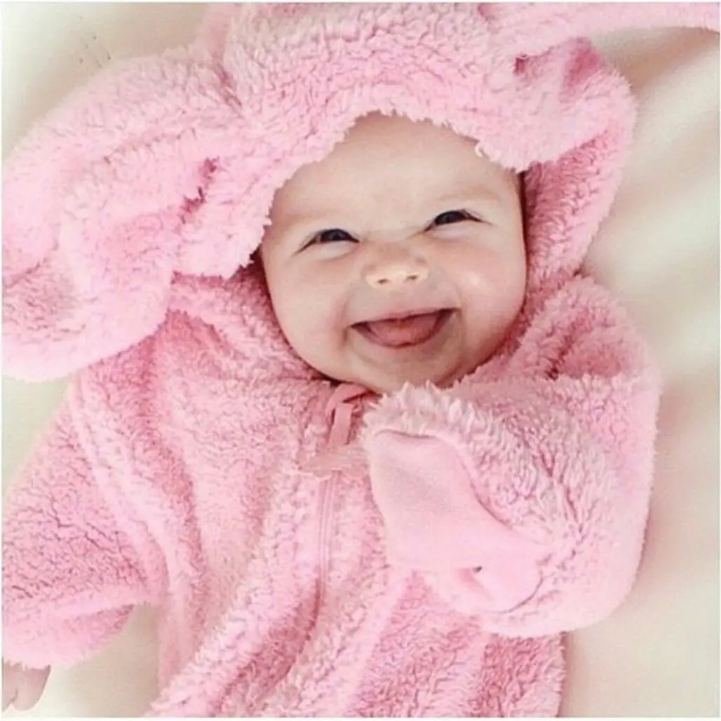 pink, infant, clothing, person, child,