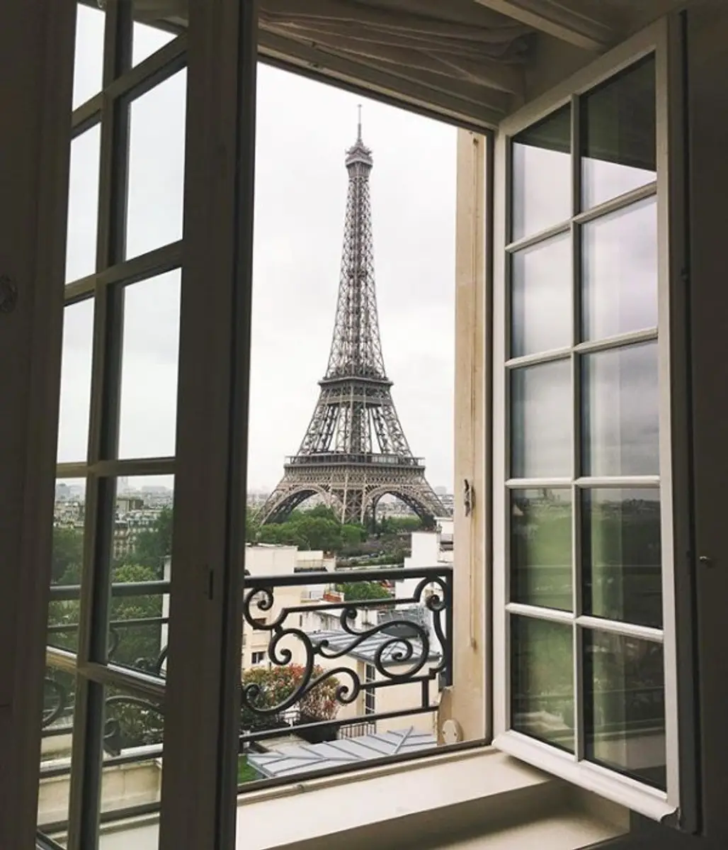 Eiffel Tower, structure, window, glass, interior design,