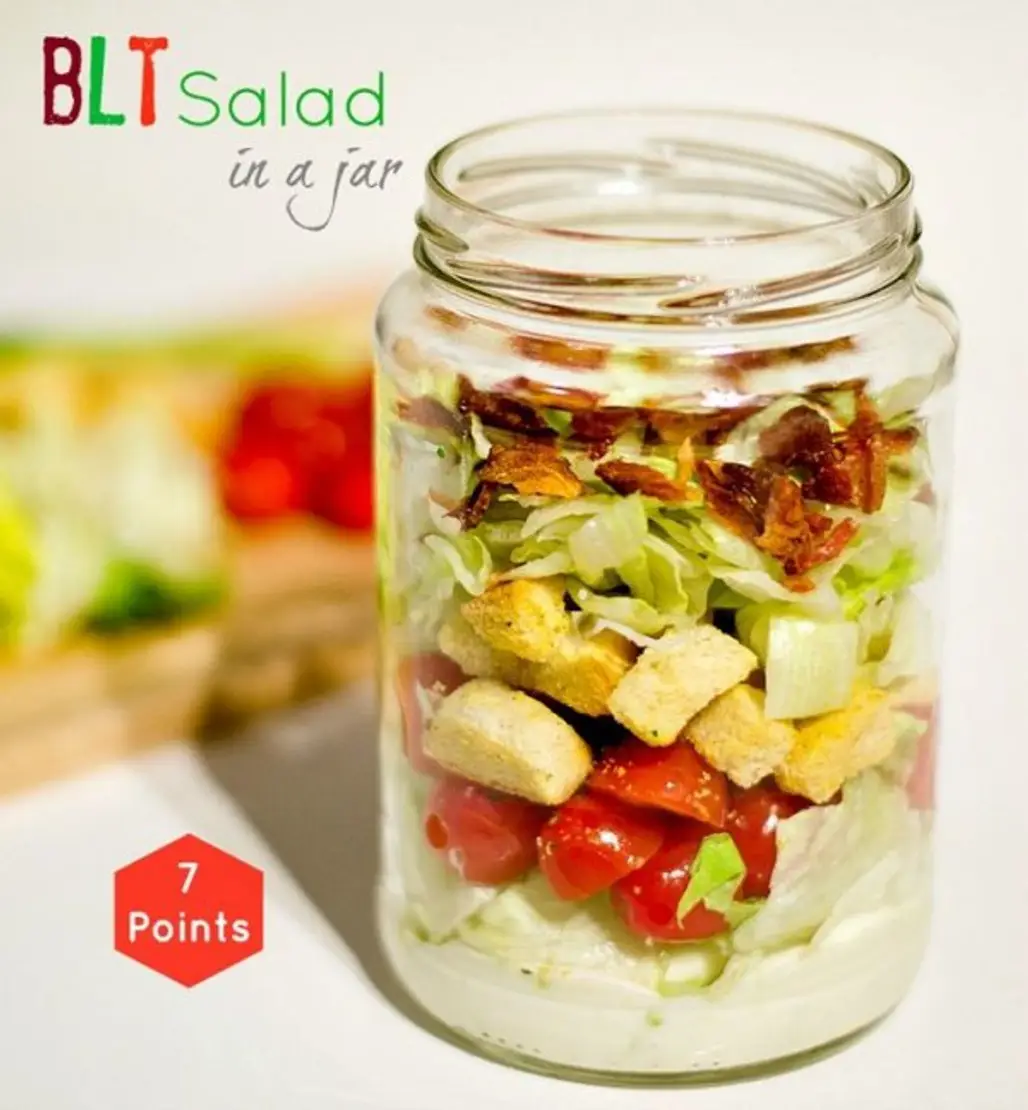 BLT Salad in a Jar