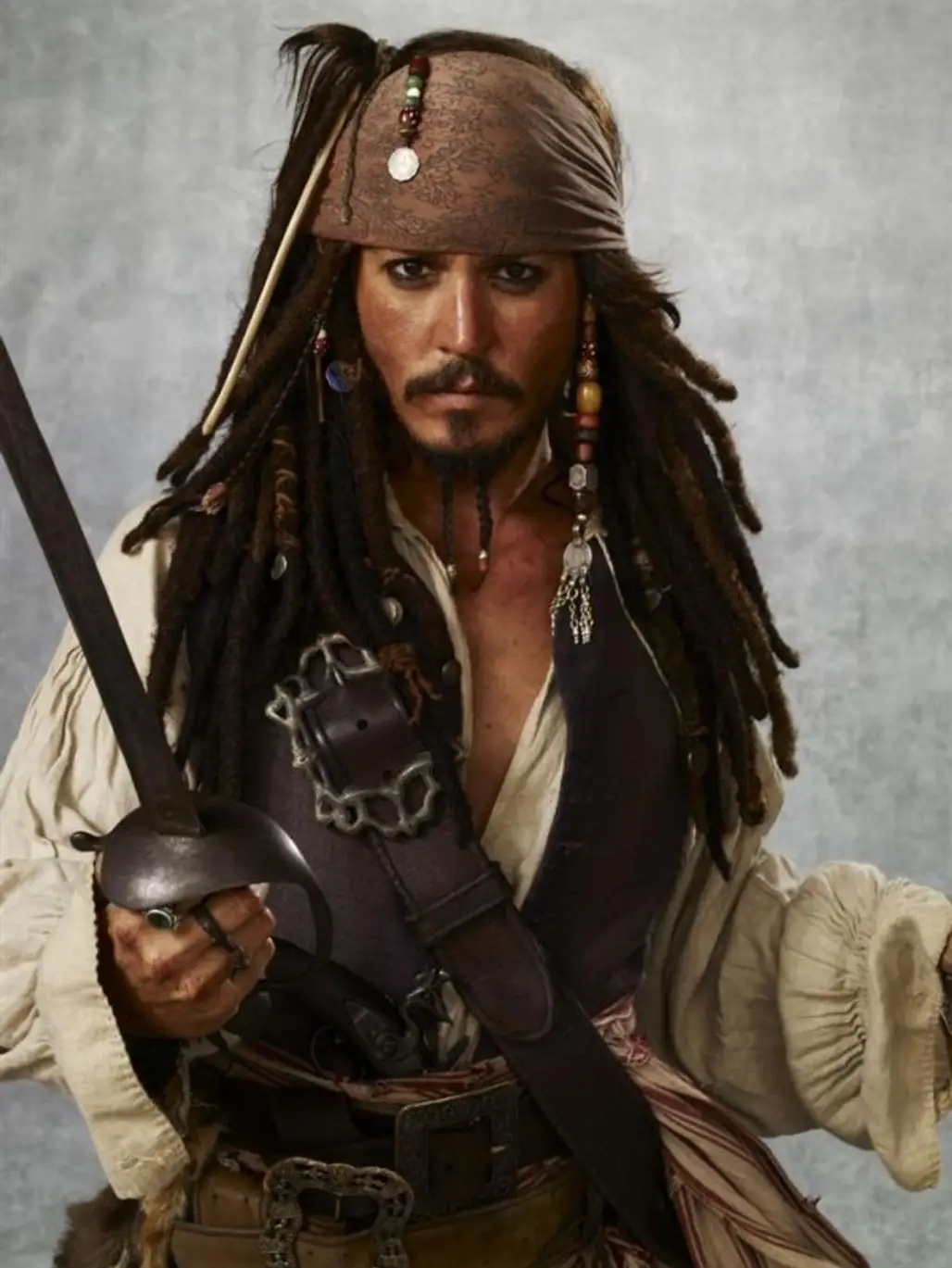 Johnny Depp Playing Cap'n Jack Sparrow