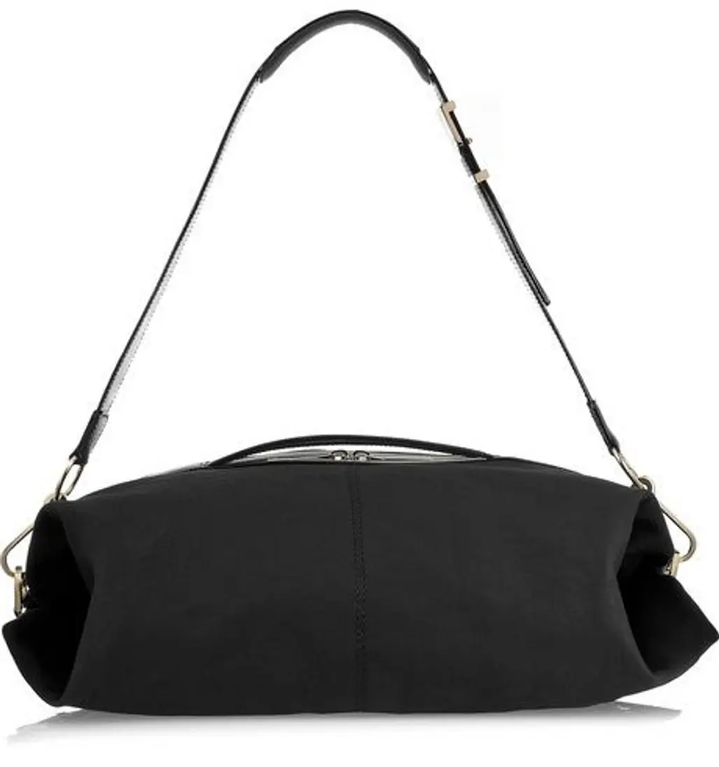 Victoria Beckham Oversized Textured Leather Duffle Bag