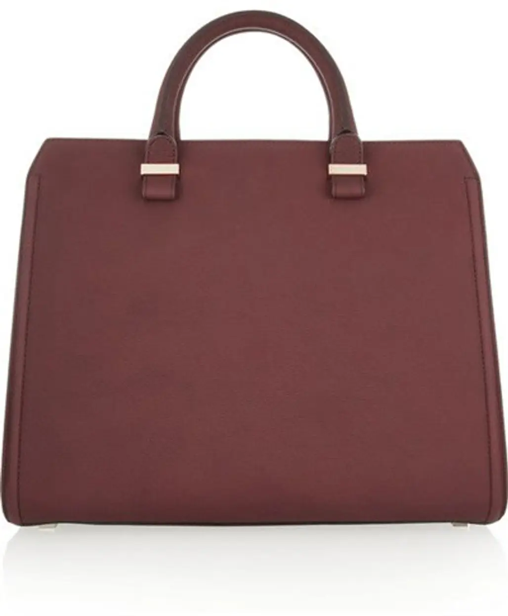 Victoria Structured Leather Tote