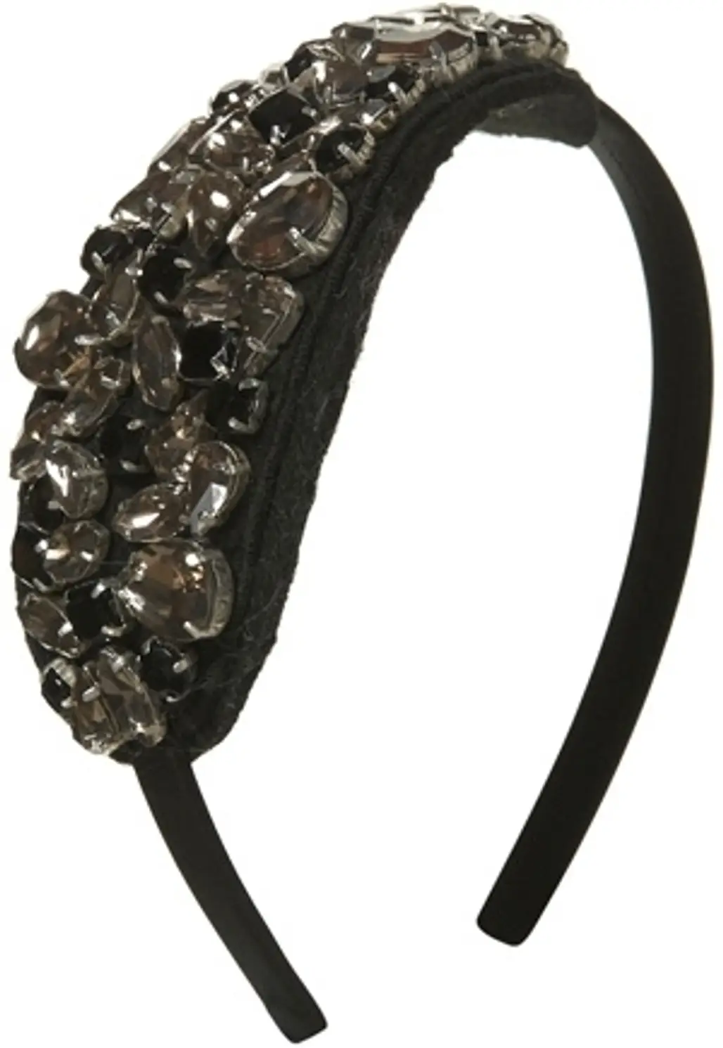 Topshop Black Gem Stone Embellished Headband