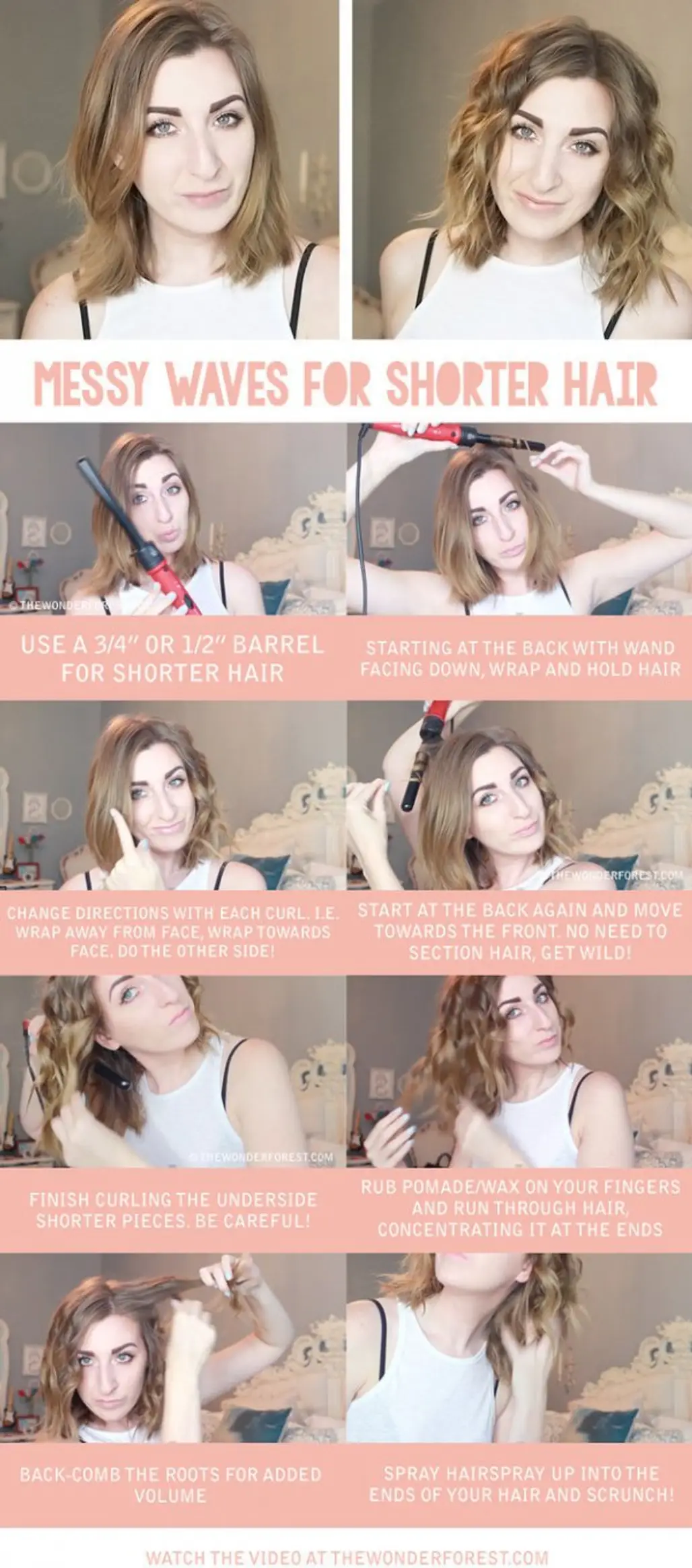 How to do Waves on Short Hair