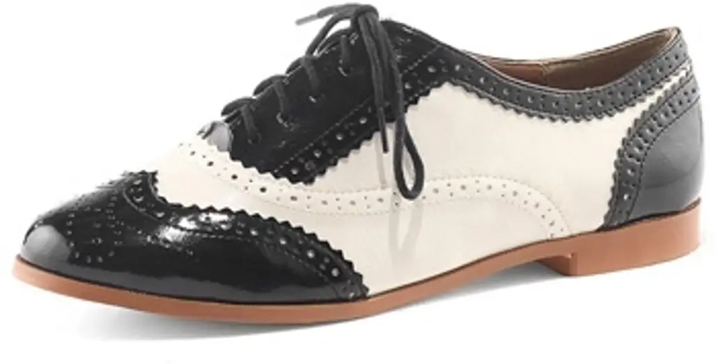 Dorothy Perkins Black and White Brogues