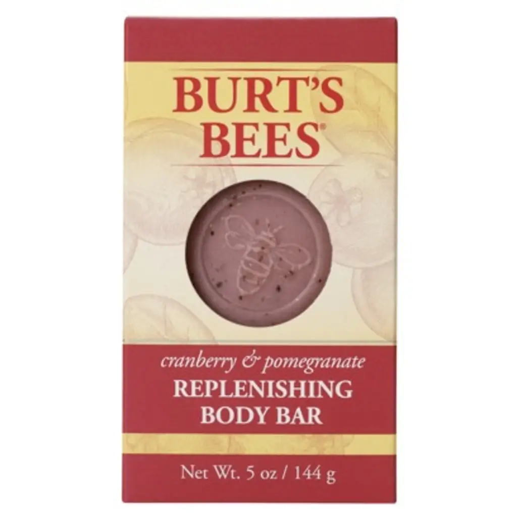 Burt's Bees Replenishing Body Bar in Cranberry & Pomegranate