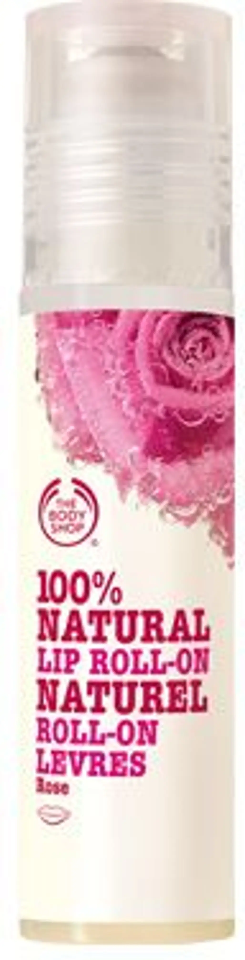 The Body Shop 100% Natural Lip Roll-on Rose