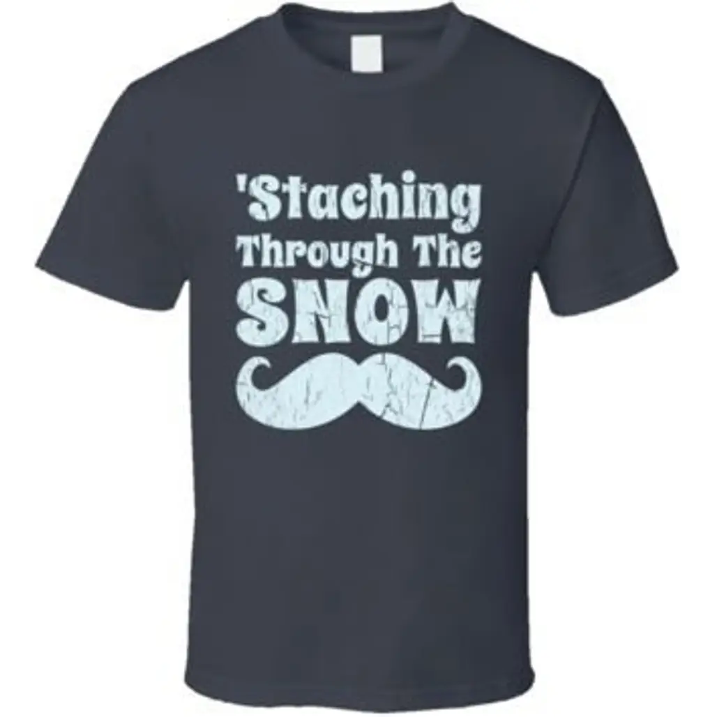 Staching through the Snow Christmas T Shirt