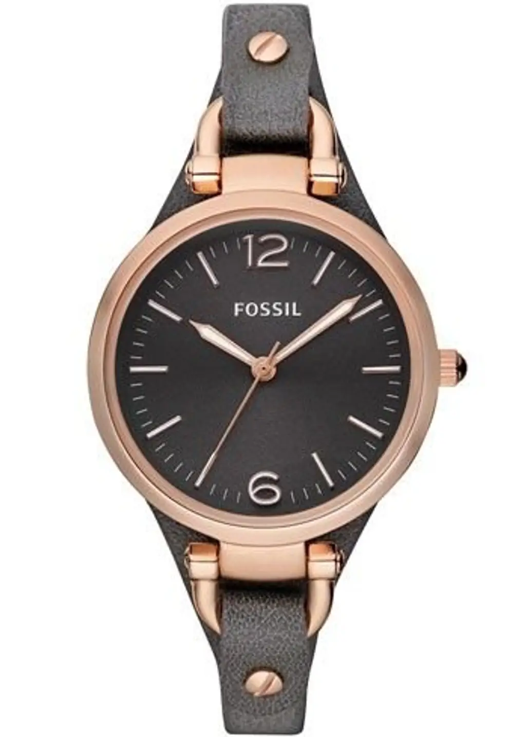 Fossil 'Georgia' Leather Strap Watch