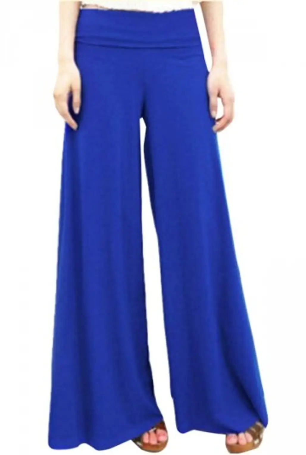 Palazzo Pants in Bright Blue