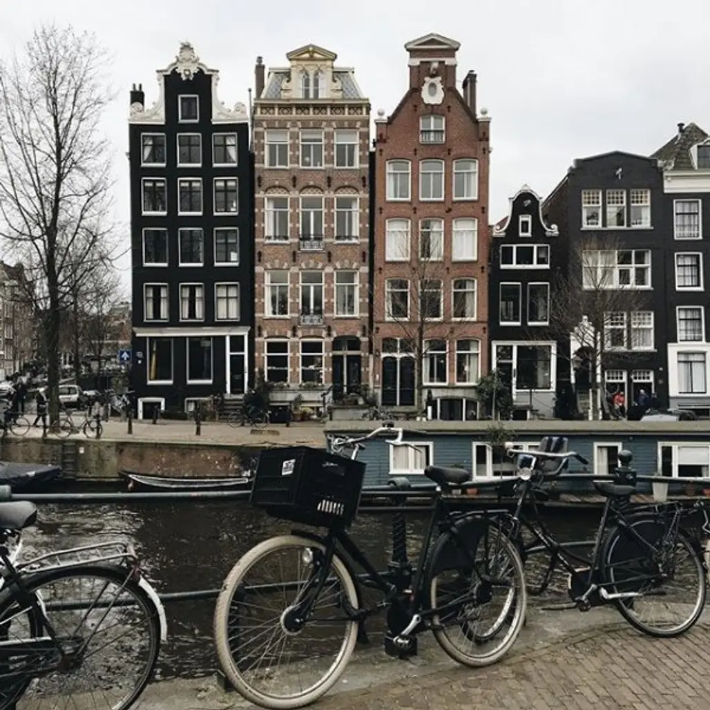 Canals of Amsterdam, Brouwersgracht, town, vehicle, road,