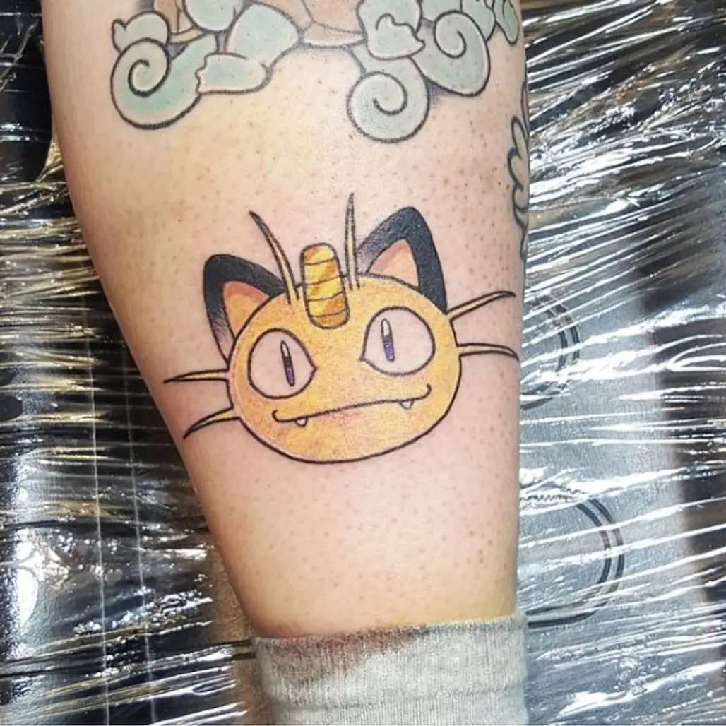 Cubone Pokemon Temporary Tattoo Sticker - OhMyTat