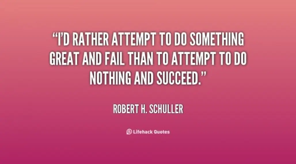 Try, Fail, Succeed