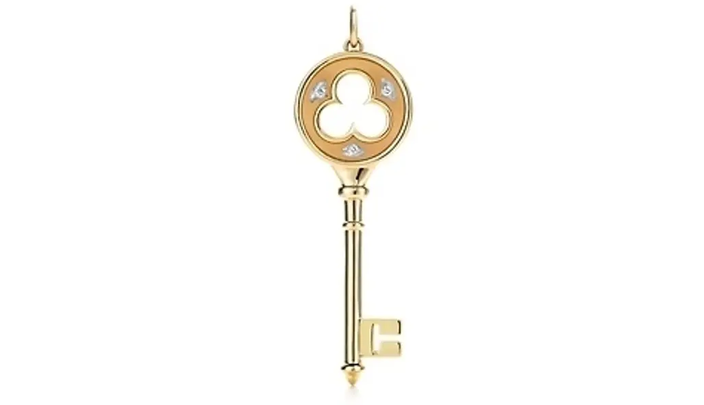 Tiffany Keys Clover Key Pendant