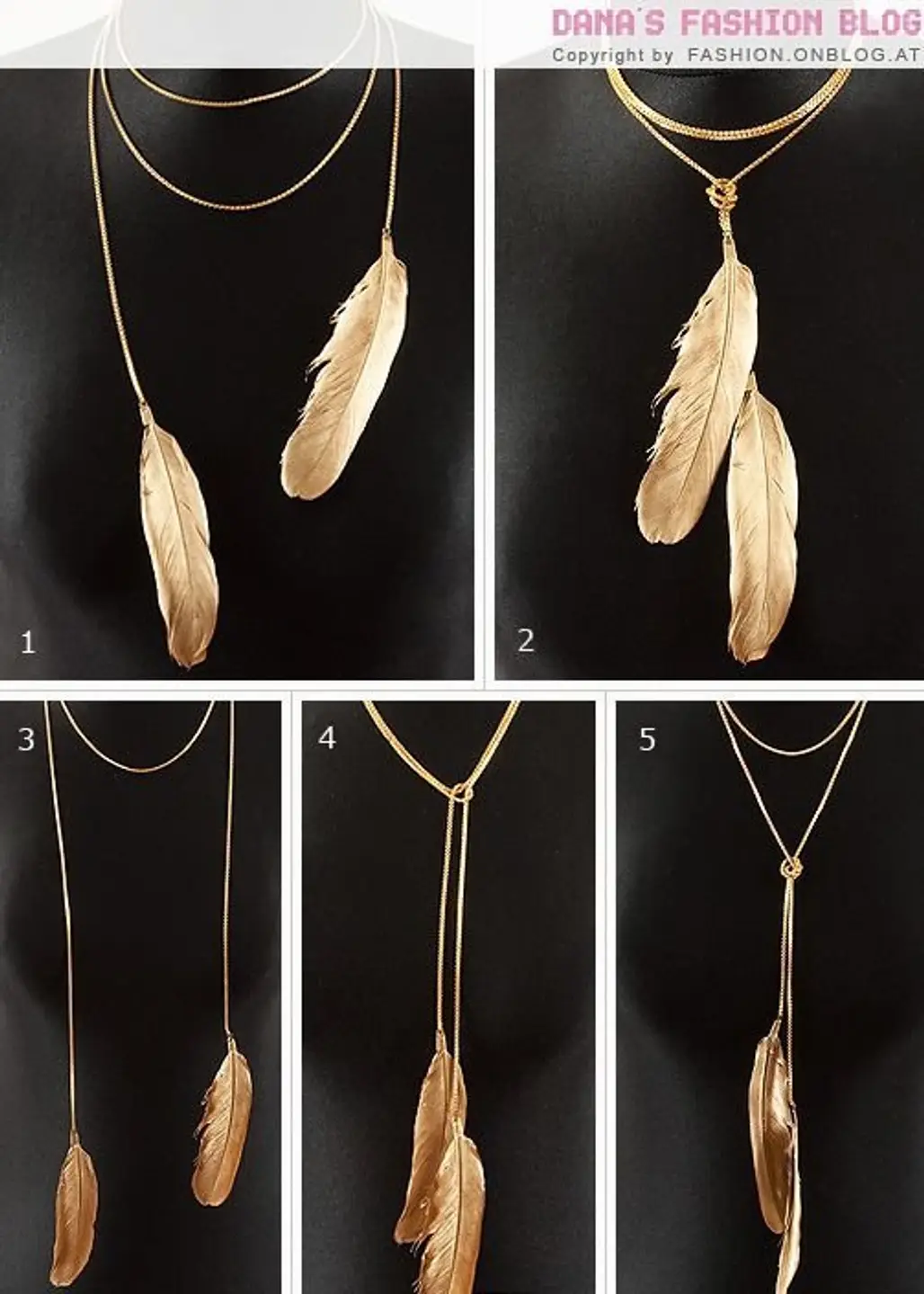 DIY Feather Necklace