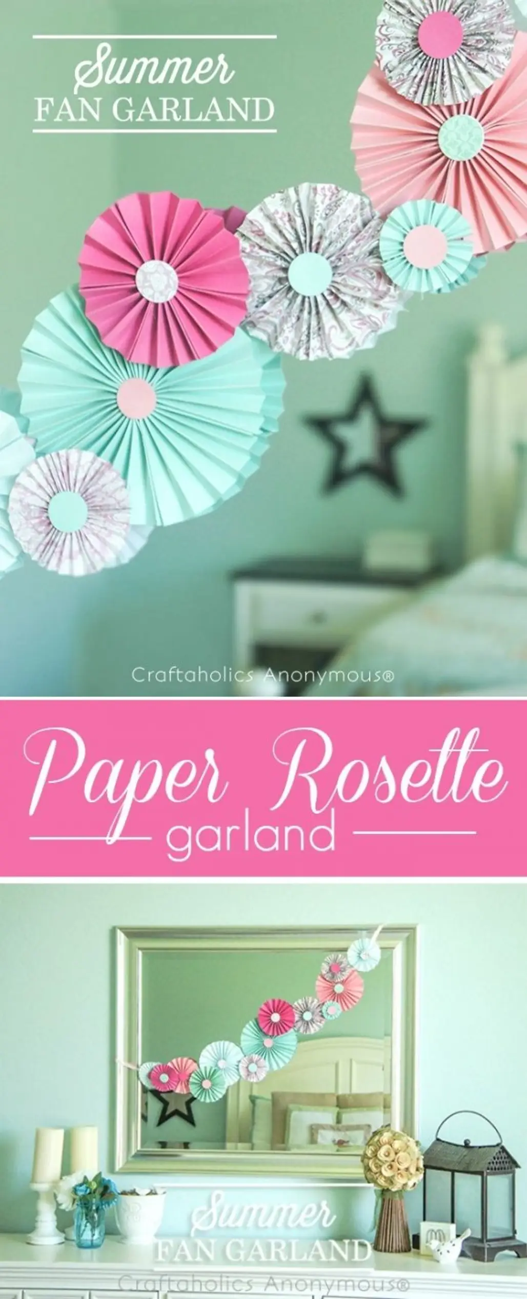 Paper Rosette Garland
