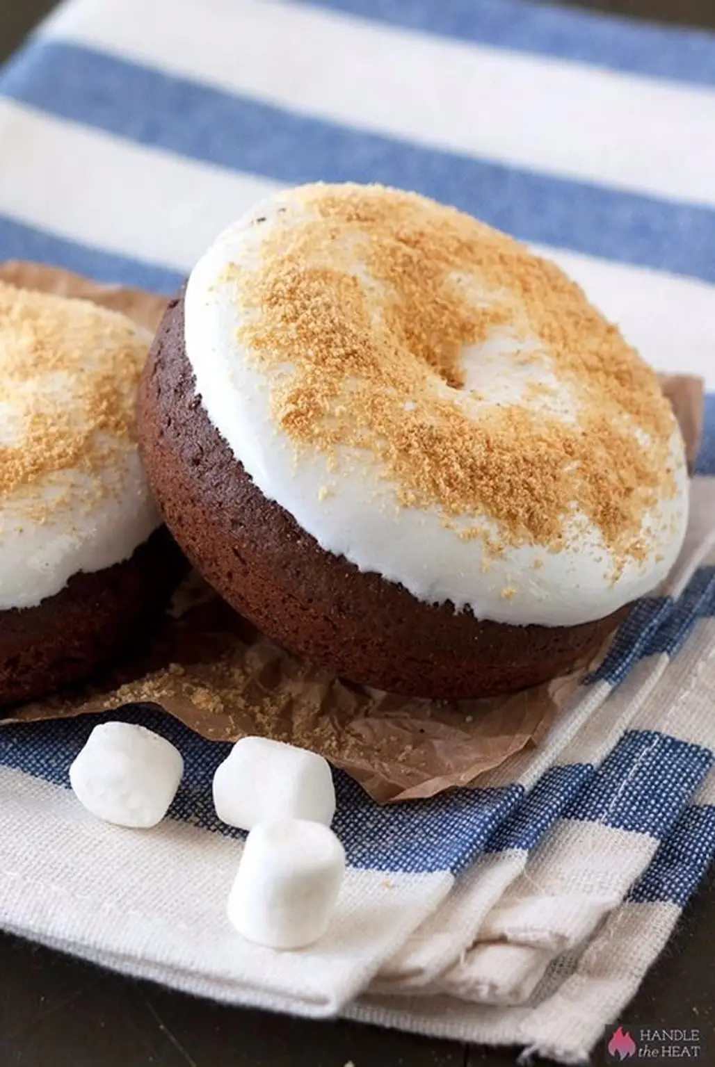 Baked S'mores Doughnuts