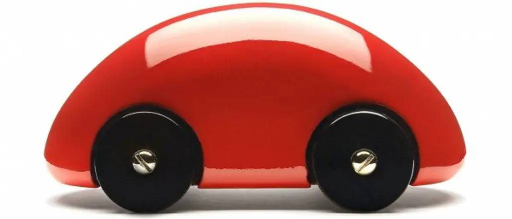 Streamliner Classic Car in Red