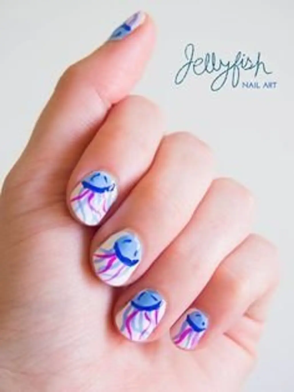 Jellyfish Nail Art