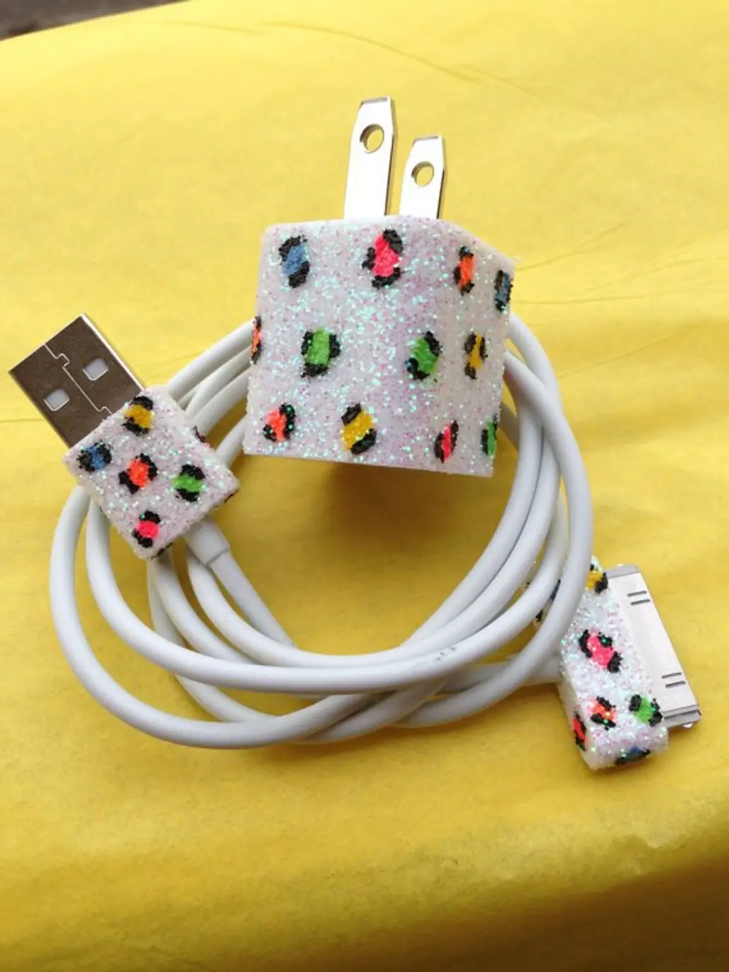 Leopard Print IPhone Charger