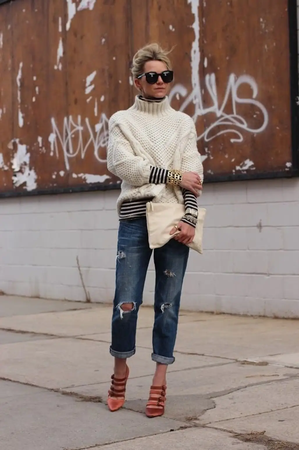 Layered over Long Sleeve