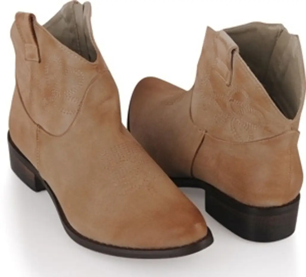 Forever 21 Worn in Cowboy Slip on Boots