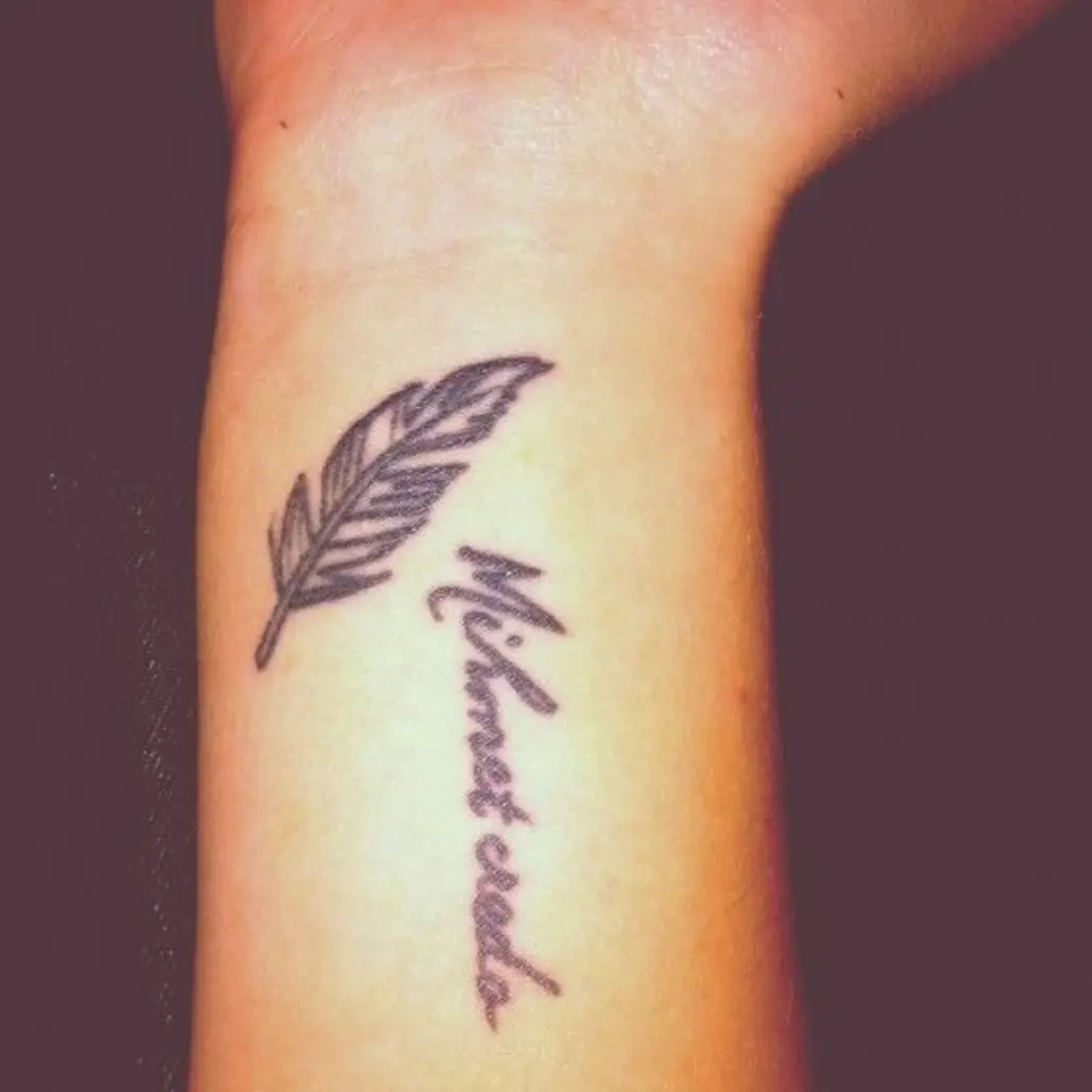 arm,tattoo,skin,lip,hand,
