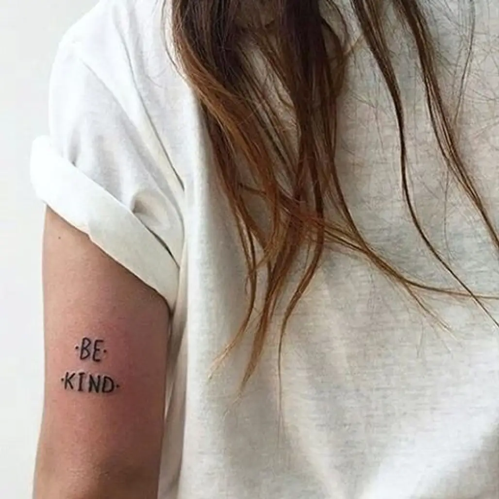 40 Meaningful Word Tattoos : Love is patient. Love is kind... I Take You |  Wedding Readings | Wedding Ideas | Wedding Dresses | Wedding Theme