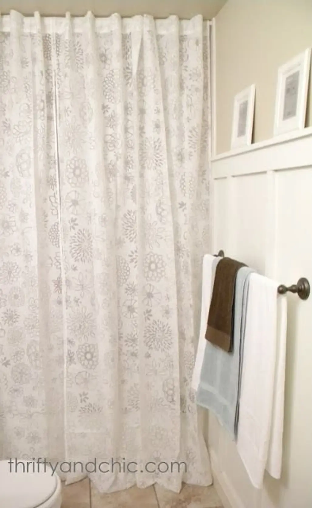 Turn Any Curtain into a Shower Curtain