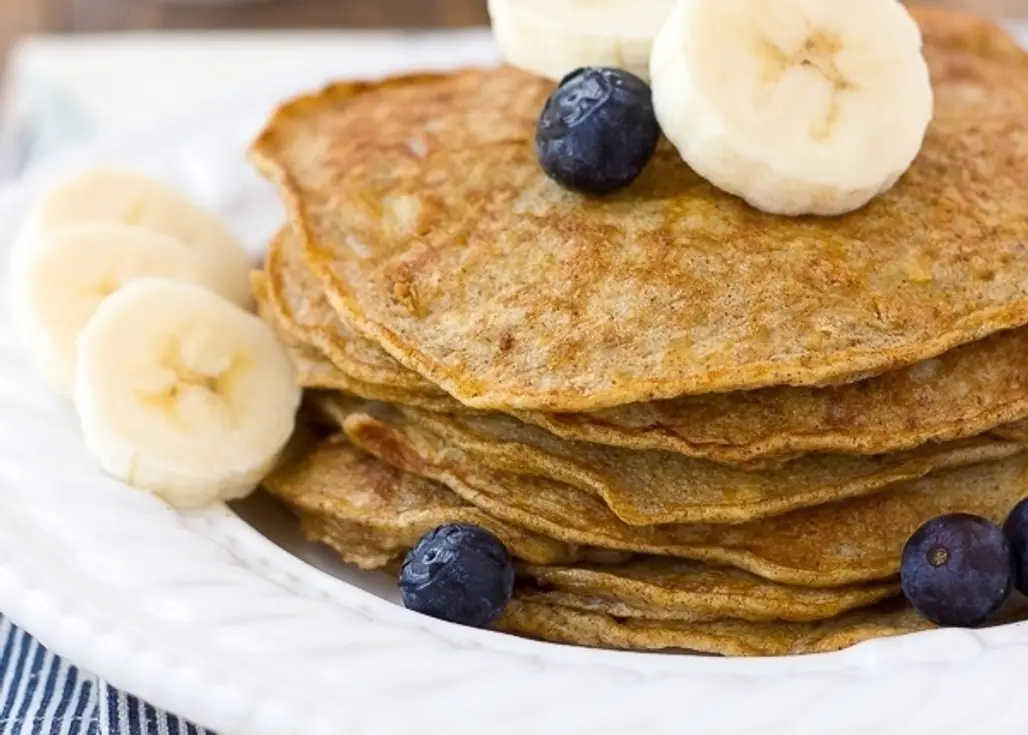 Almond Butter Protein Pancakes