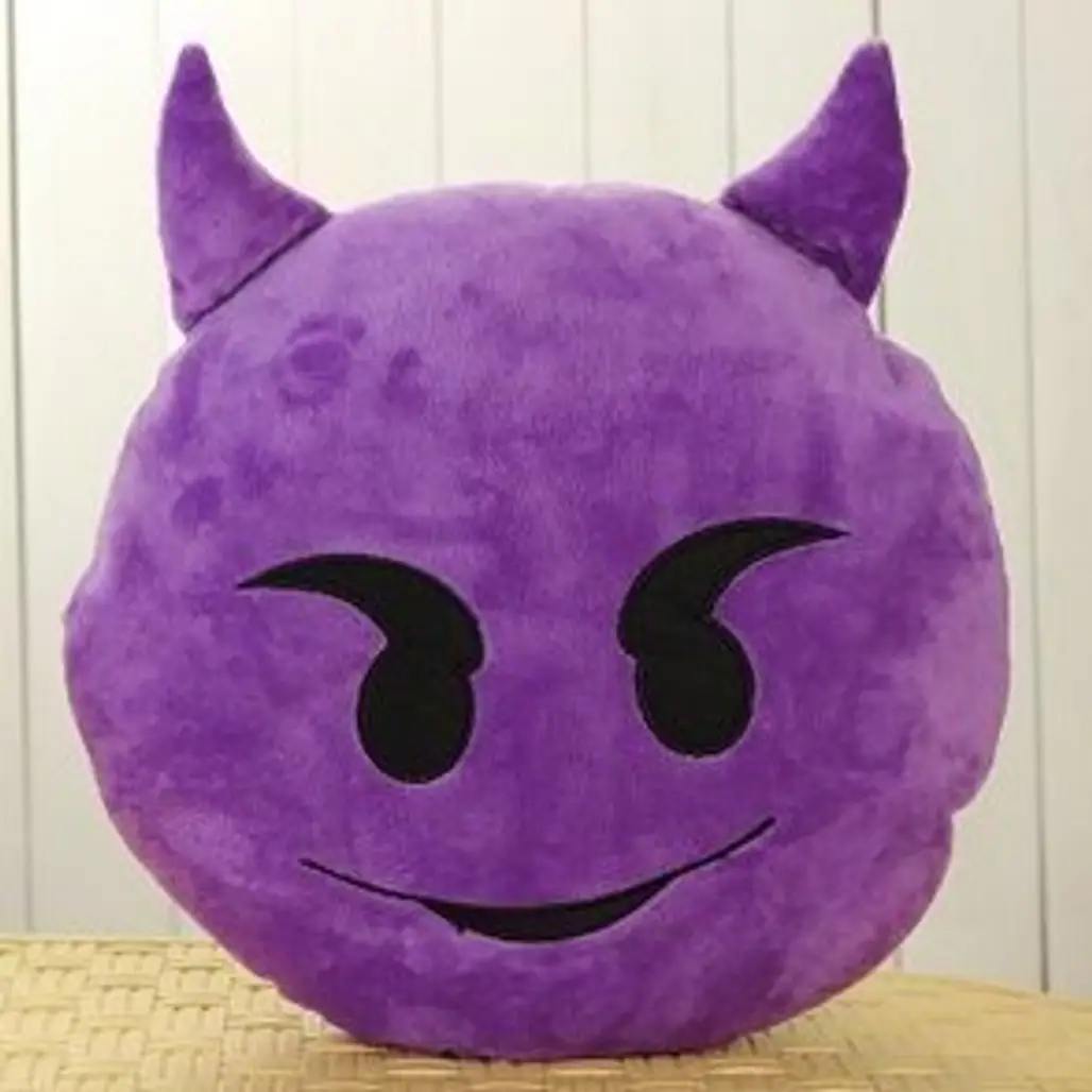 Emoji Smiley Pillow