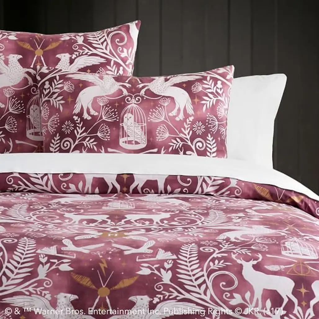 duvet cover, bed sheet, purple, pink, textile,