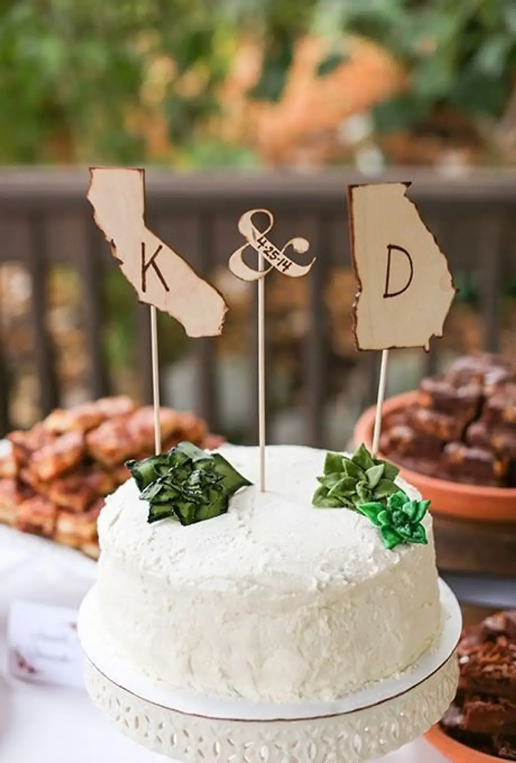 State Cake Toppers