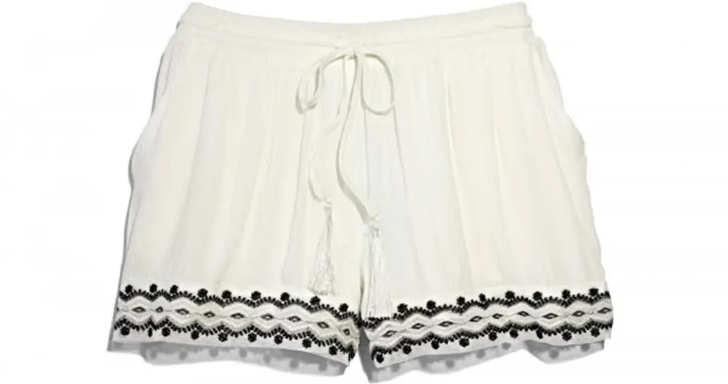 TJMAXX White Linen Shorts