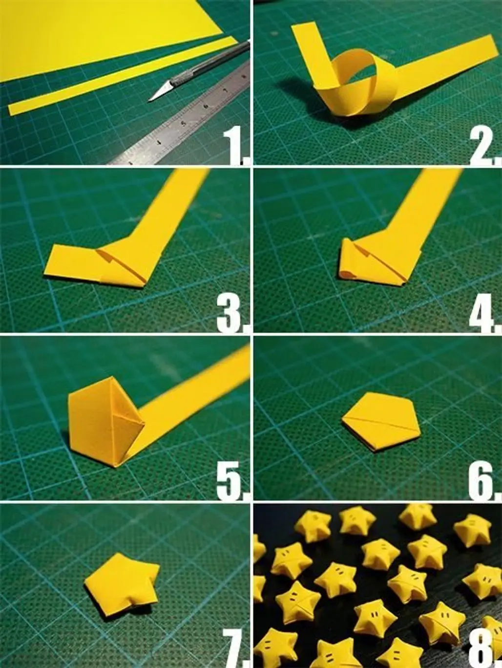Tutorial: Tiny Origami Nintendo Stars