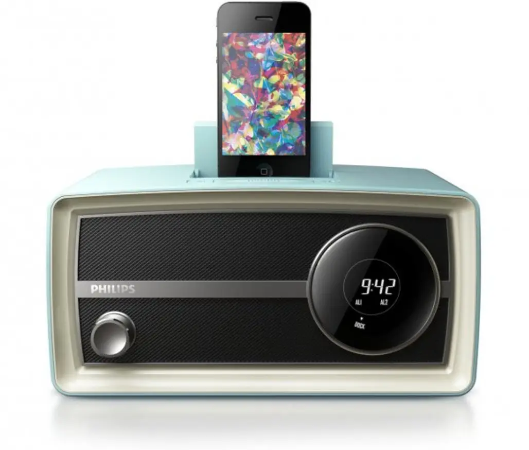 Original Radio Mini, Blue, for 30 Pin IPod/iPhone