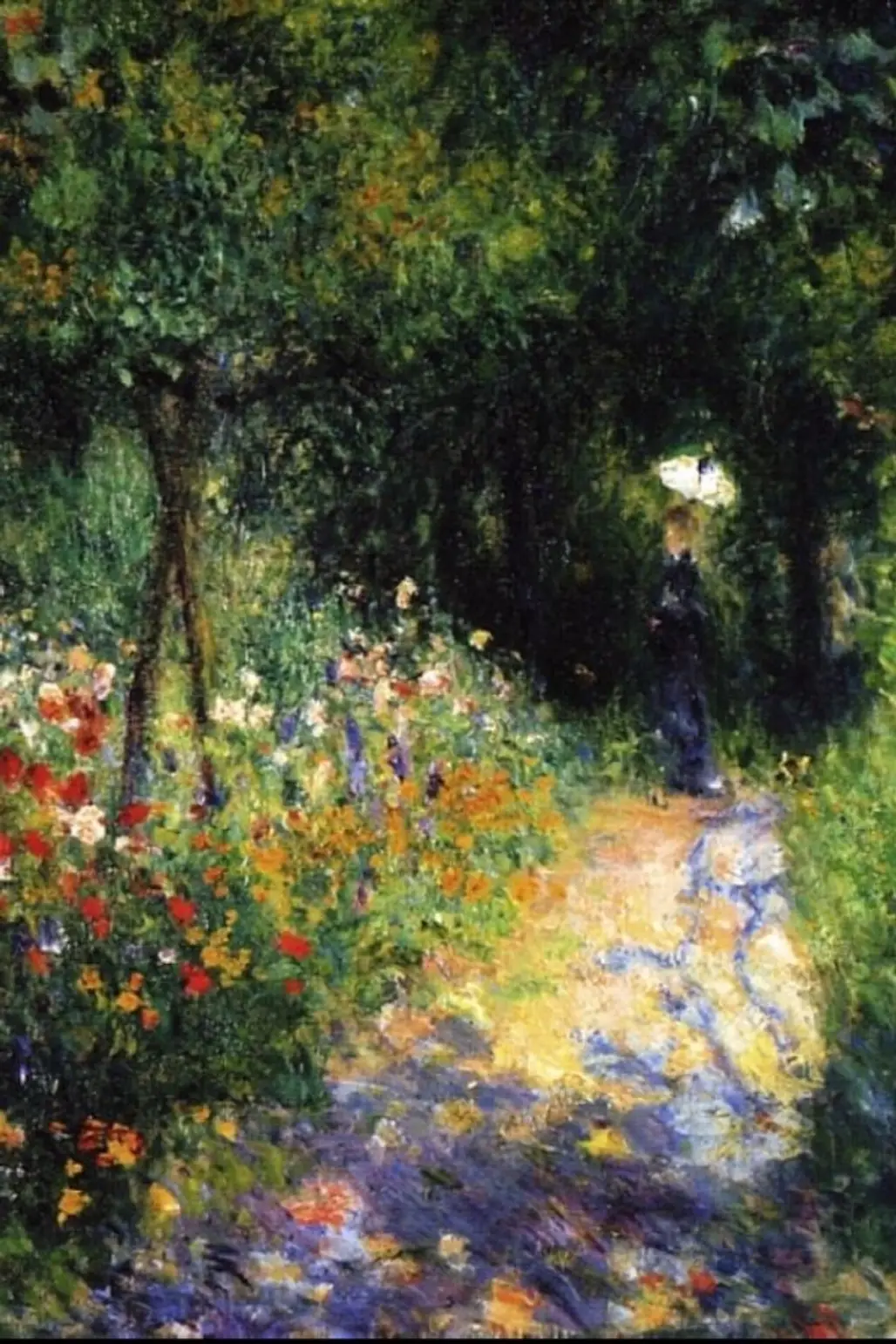 Woman at the Garden - Renoir