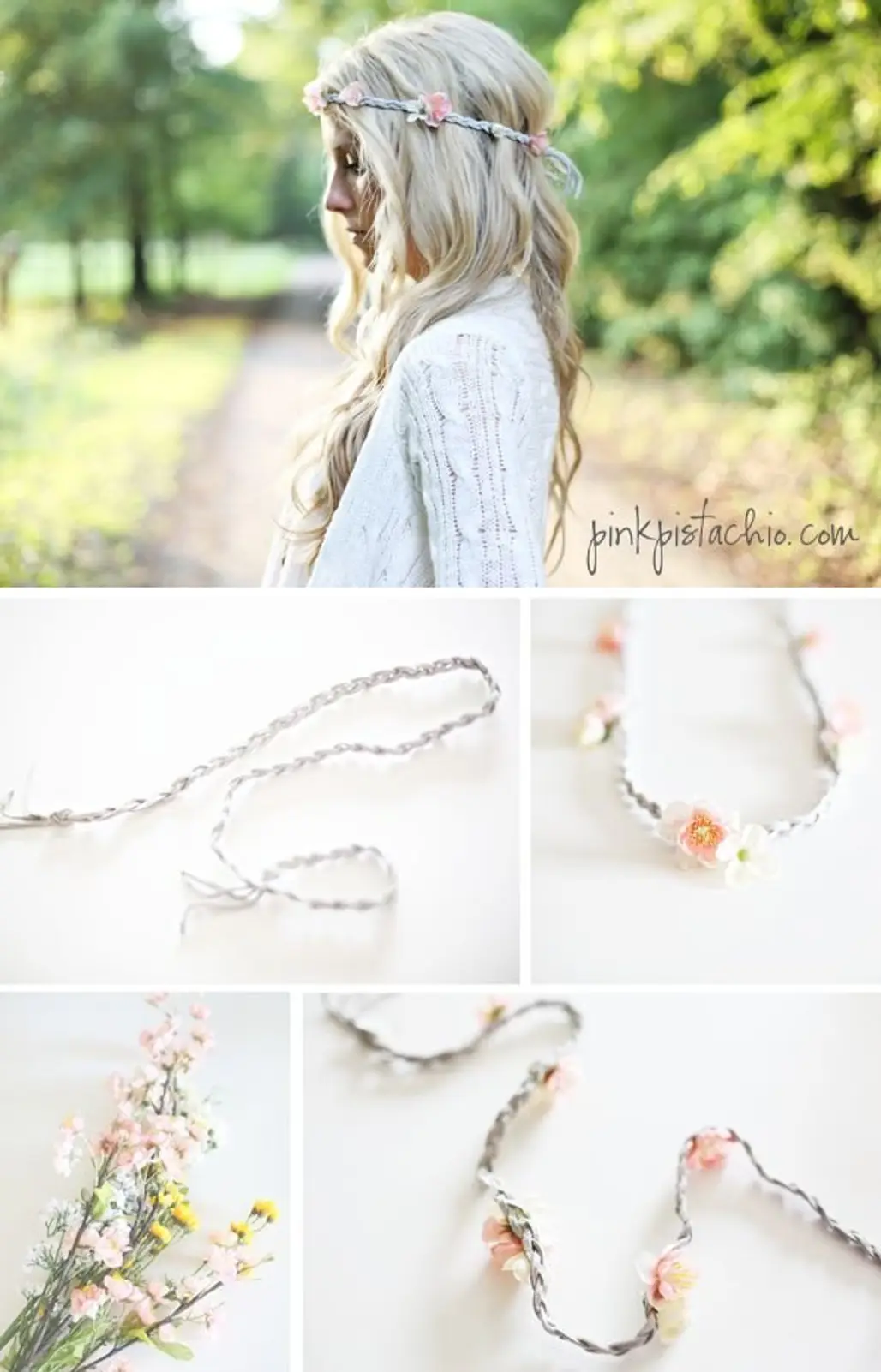 This Simple Headband is Great for Weddings or Picnics