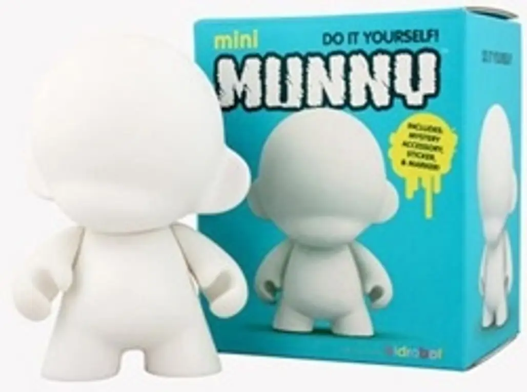 Mini Munny 4-Inch White Edition Vinyl Toy