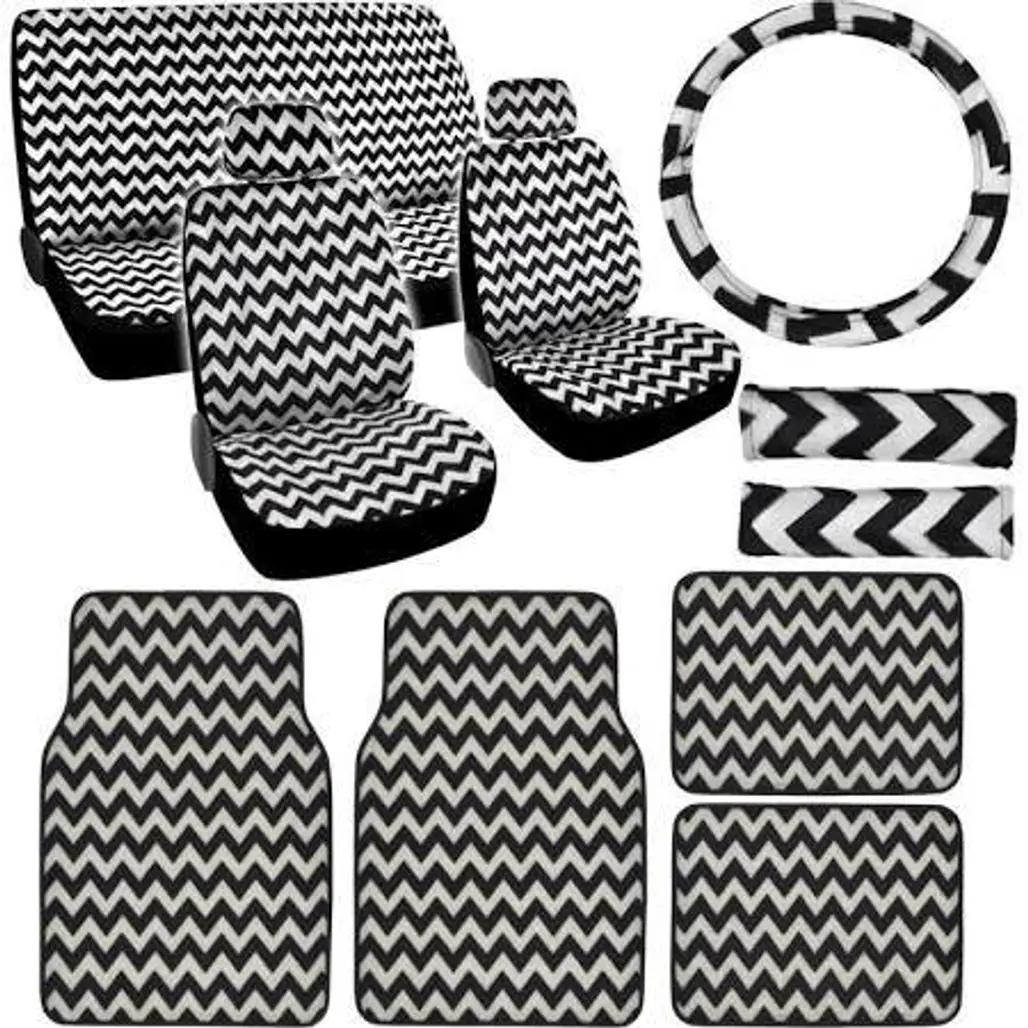 Chevron Seat Covers and Floor Mats