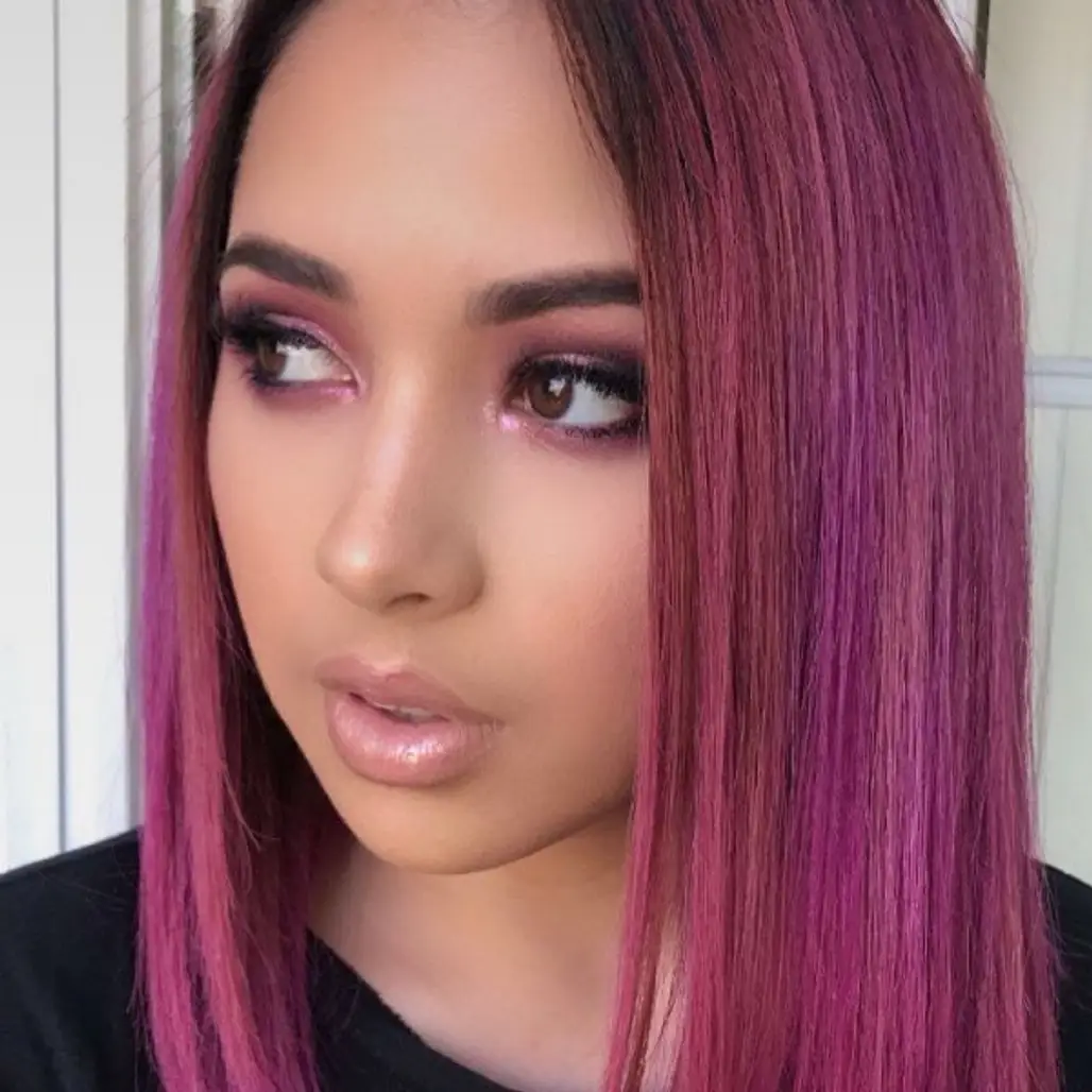 hair, human hair color, color, face, pink,