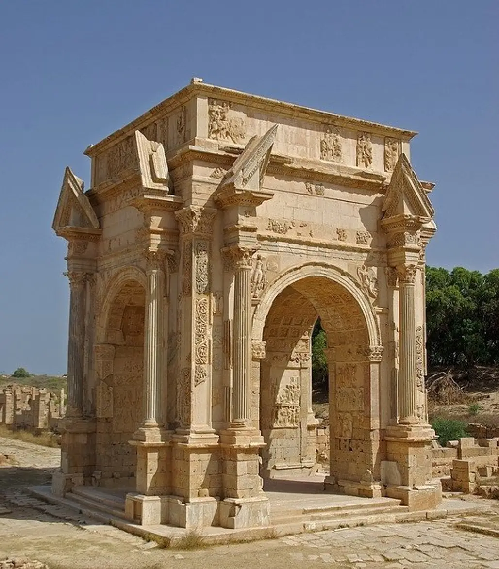 Arch of Septimius Severus, Lepcis Magna, Libya